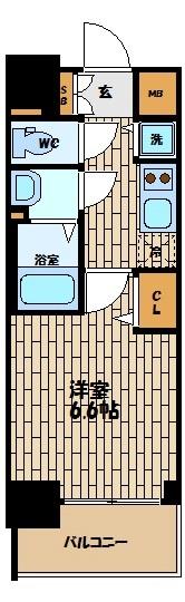 ララプレイス梅田西イルミナーレ 間取り図画像