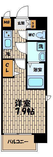 レジュールアッシュ福島FINO 間取り図画像