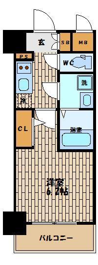 エスリード福島ブレイブ 間取り図画像