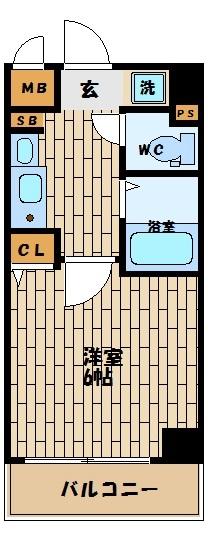 エステムコート梅田リトリーヴ 間取り図画像