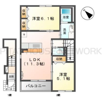  間取り図写真