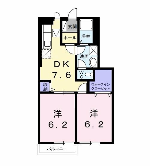 アヴェニール（102） 間取り図画像
