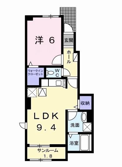 サンヴィレッジＡ（102） 間取り図画像