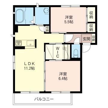 ルナ・デ・ミエール（101） 間取り図画像