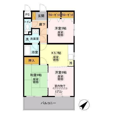  間取り図写真