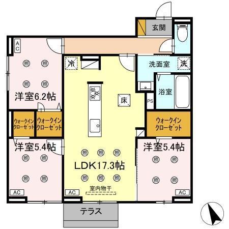 間取り図写真