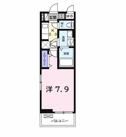 グランフェリシア（104） 間取り図画像