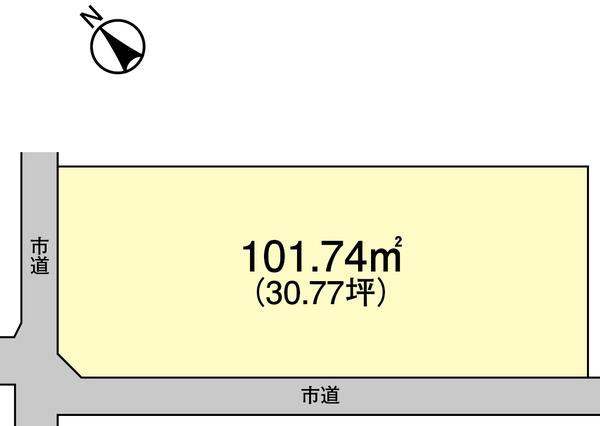 市原市古市場土地 区画図