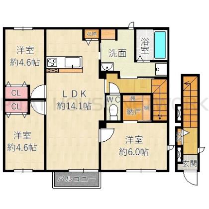  間取り図写真