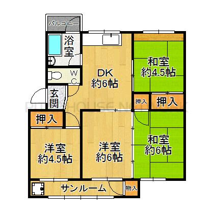  間取り図写真