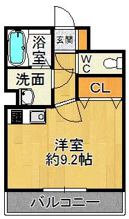 ラージヒル尼崎東 間取り図画像