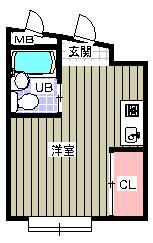 プレステージⅠ 間取り図画像