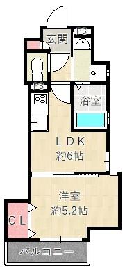 クリエオーレ梶ケ島 間取り図画像