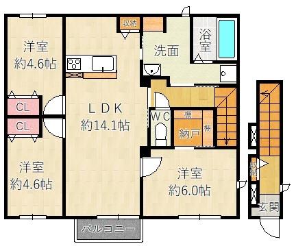  間取り図写真