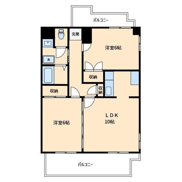 西宮市大畑町マンション 間取り図画像