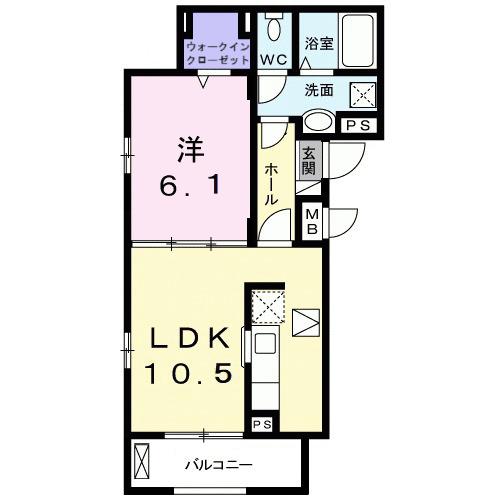 フォーチュンパーク（101） 間取り図画像