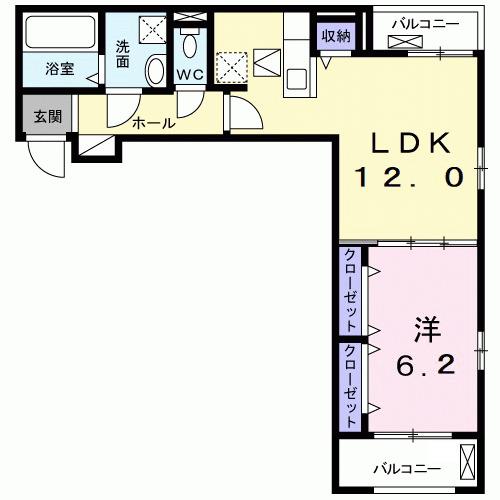 フォーチュンパーク（102） 間取り図画像