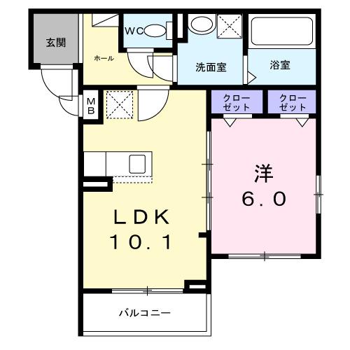 ラ・コリーヌ今福Ｚ（202） 間取り図画像