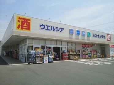 ウエルシア市原五井中央店：400m