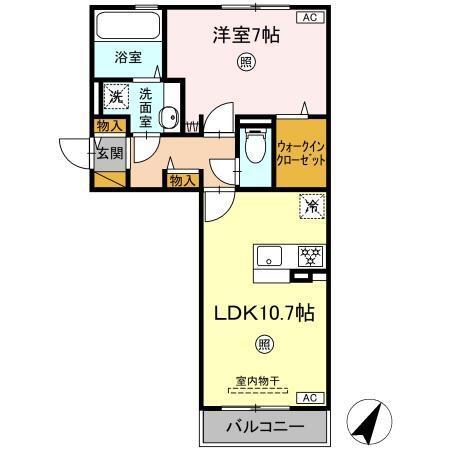 ラテル（305） 間取り図画像