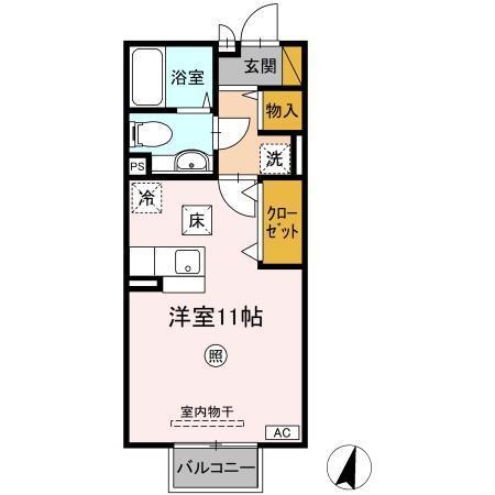 ＦＥＬＩＣＥ・青葉の杜　ＡＢ（B102） 間取り図画像