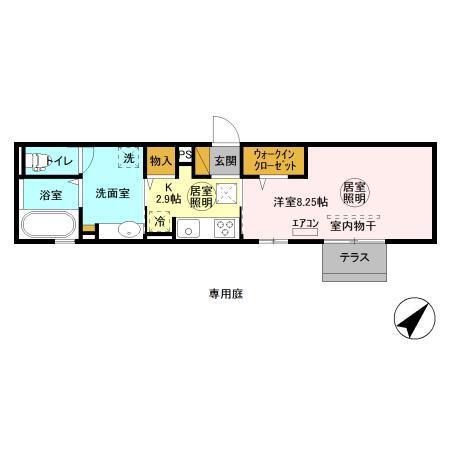 ベルハウスⅢ（102） 間取り図画像