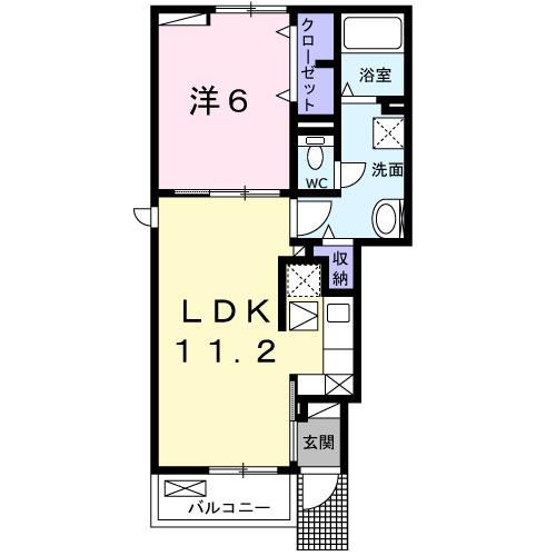 キャンビリーⅡ（101） 間取り図画像