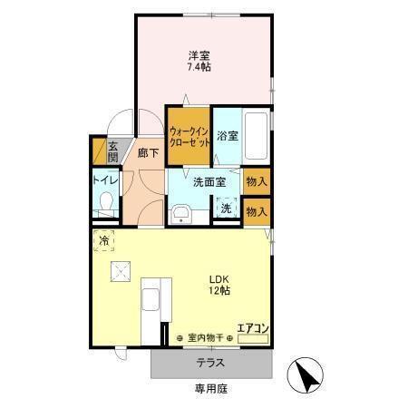 ヴァンガード　Ⅱ（101） 間取り図画像