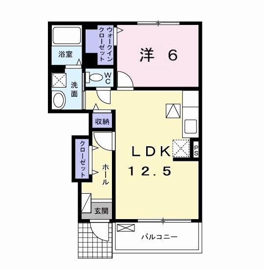 アカデミアハイツＡ（102） 間取り図画像