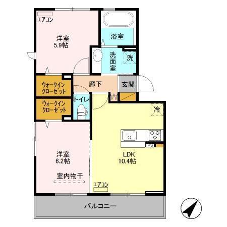 フォルモント（305） 間取り図画像