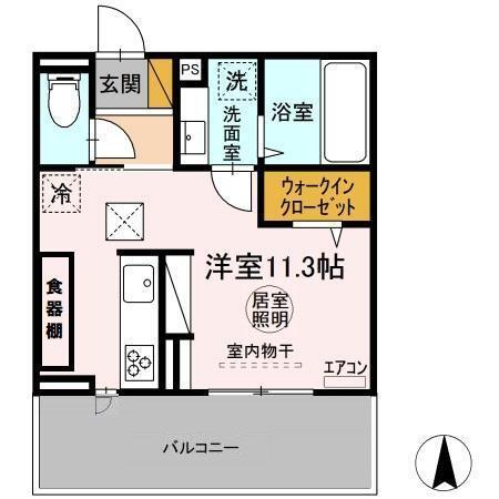 エストレーラ金田西（102） 間取り図画像