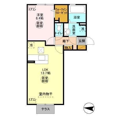 ル・メルシェ（103） 間取り図画像