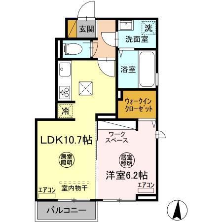 ファミリア蘇我（101） 間取り図画像