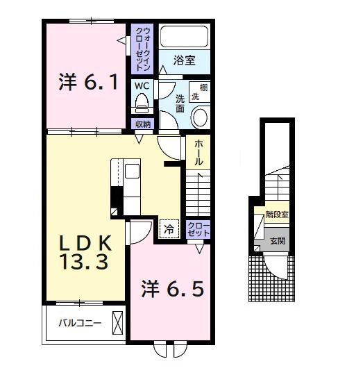 ルミネスⅢ（202） 間取り図画像