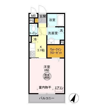 ルクティア（305） 間取り図画像