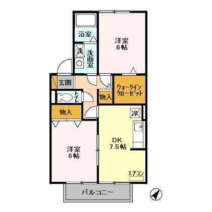 プルミエ（203） 間取り図画像