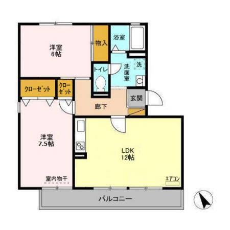 ドリームマウンテン　Ｄ（202） 間取り図画像