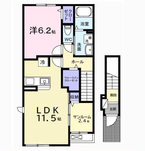 サンリット（201） 間取り図画像