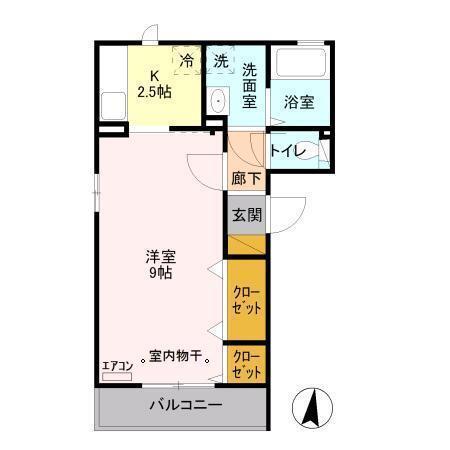 グローリア（201） 間取り図画像
