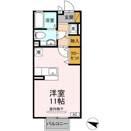 プレジール　Ⅰ（202） 間取り図画像