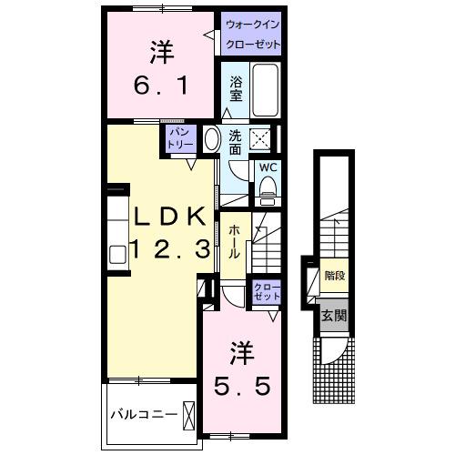 グランディアＧ（203） 間取り図画像
