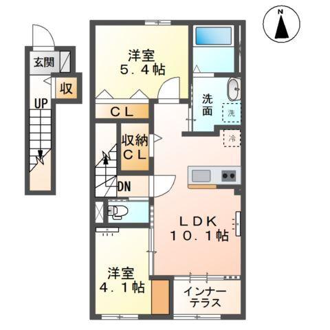 グランパレスⅡ 間取り図画像