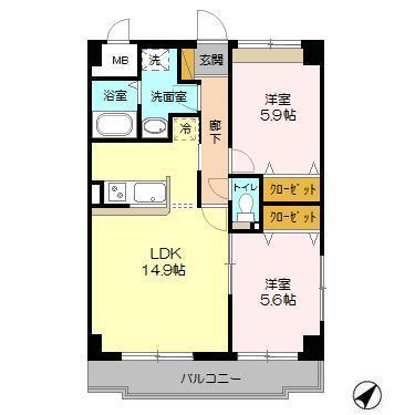  間取り図写真
