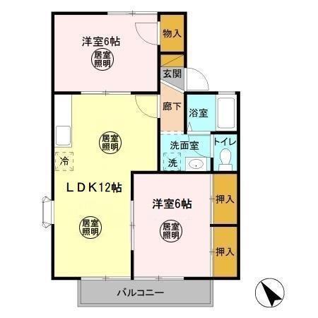 ビレッジ・JunAB　B（202） 間取り図画像