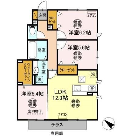  間取り図写真