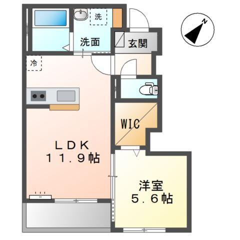 チャコールⅡ番館 間取り図画像