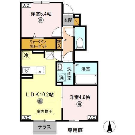 D・ルチア（101） 間取り図画像