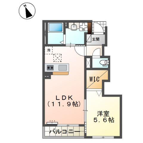 木更津市本郷　アパート新築工事 間取り図画像