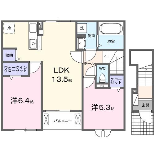 ヒカルサ市原五井（205） 間取り図画像
