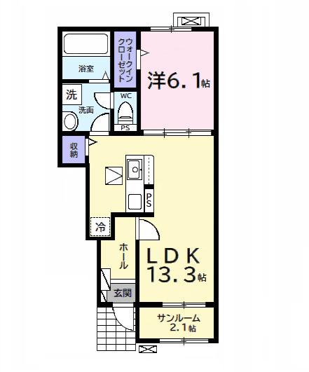 ヒカルサ市原五井（104） 間取り図画像